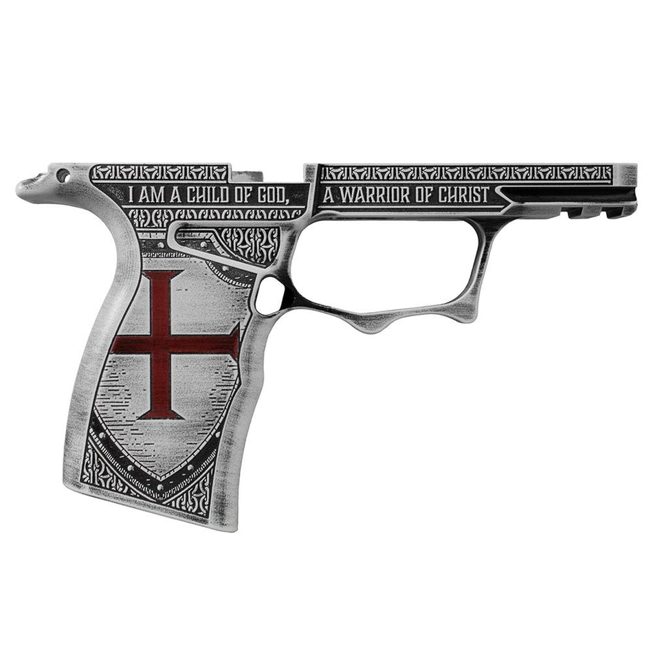 Shark Coast Tactical X65 Sharktooth Aluminum Grip Module for Sig P365X & P365XL - Templar