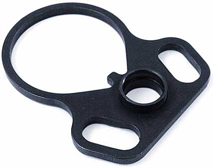 Guntec AR15 Ambidextrous Single Point Sling QD Adapter Black
