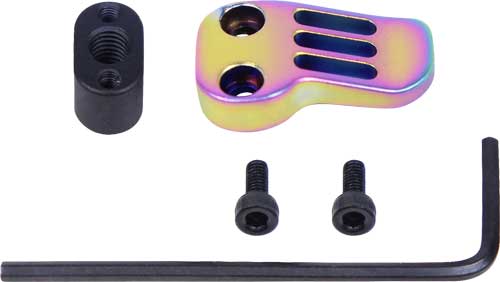 Guntec AR15 Extended Mag Catch Paddle Release Rainbow