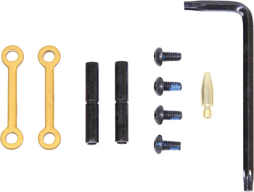 Guntec AR15 Anti-Rotation Pin Set Anodized Gold Finish