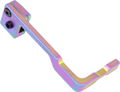 Guntec AR15 Extended Bolt Catch Release Rainbow PVD Coated