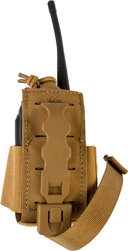Grey Ghost Gear Small Radio Pouch Laminate - Coyote Brown