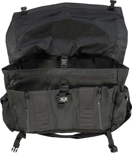 Grey Ghost Gear Wanderer Bag 2.0 Waxed Canvas - Black