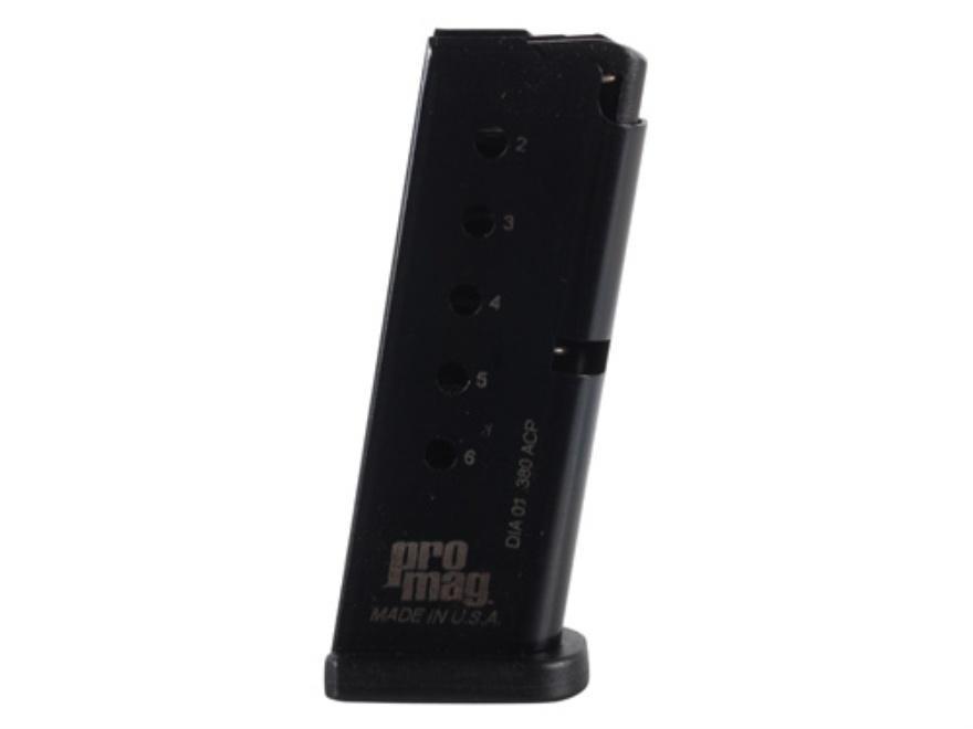 ProMag Diamondback .380 ACP Blued Steel Handgun Magazine 6-Round
