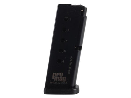 ProMag Diamondback .380 ACP Blued Steel Handgun Magazine 6-Round