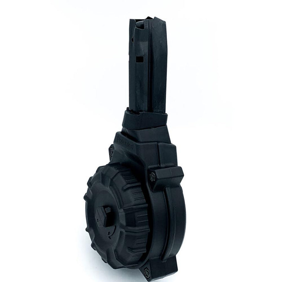ProMag Springfield Hellcat 9mm 50-Round Drum Handgun Magazine Black Polymer