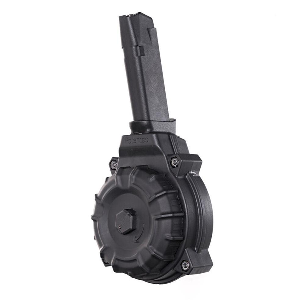 ProMag Springfield XD-9 9mm 50-Round Drum Handgun Magazine Black Polymer
