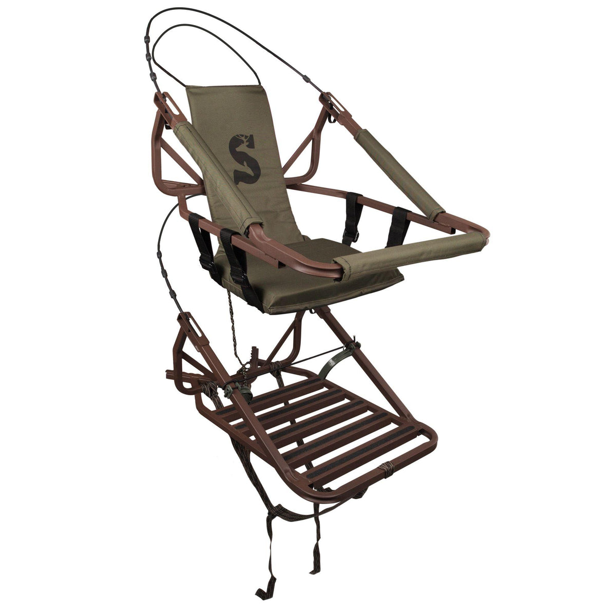 Summit Viper Steel Climbing Treestand OD Green Brown