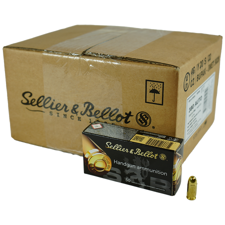 Sellier and Bellot Handgun .380 ACP/Auto 92 gr FMJ ammo