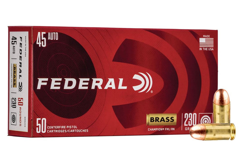 Federal Champion 45 ACP 230gr FMJ Ammo