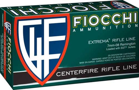 Fiocchi 7MM08HSA Hyperformance Super Shock Tip SST 139 Grain 7mm-08 Remington