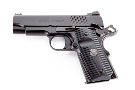 Wilson Combat ACPCP45 ACP Compact SAO 45 ACP 4" 7+1 Black Armor-Tuff Carbon Steel Black G10 Eagle Claw Grip