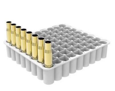 Lee Loading Block for .50 BMG Holds Up to 72 Cases or Dies