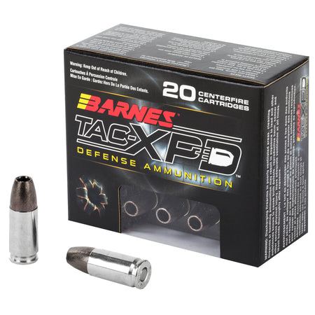 Barnes 21551 TAC-XPD® DEFENSE HANDGUN +P TAC-XP  115 Grain 9mm Luger/Parabellum