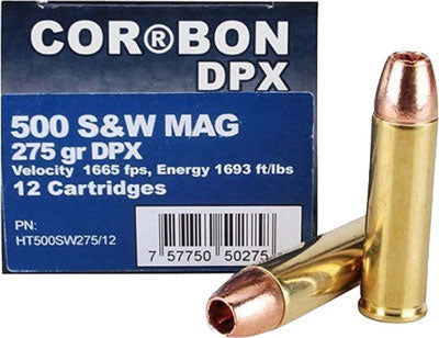 Cor-Bon HT500SW27512 DEP PENTRAT X-B DPX  275 Grain .500 S&W Mag
