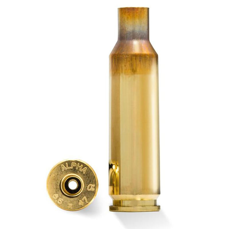 Alpha Munitions 6.5x47 Unprimed Brass with Bi-Layer Foam Case 100/ct