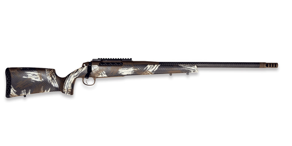 Weatherby 3WACT243NR4B 307 Alpine CT 243 Win 4+1 22" Carbon Fiber BSF Threaded Barrel, Chocolate Brown Cerakote Steel Receiver w/Picatinny Rail, Carbon Fiber w/WYO Brown & Backpack Sponge Accents Fixe