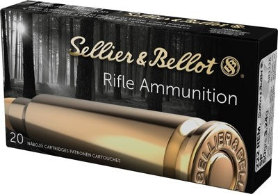 Sellier and Bellot Rifle .222 Remington 50 gr JSP ammo