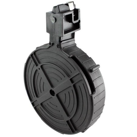 ATI German Sports Rotary Drum Rifle Magazine for Ruger 10/22 .22 LR 110-Round Black Polymer