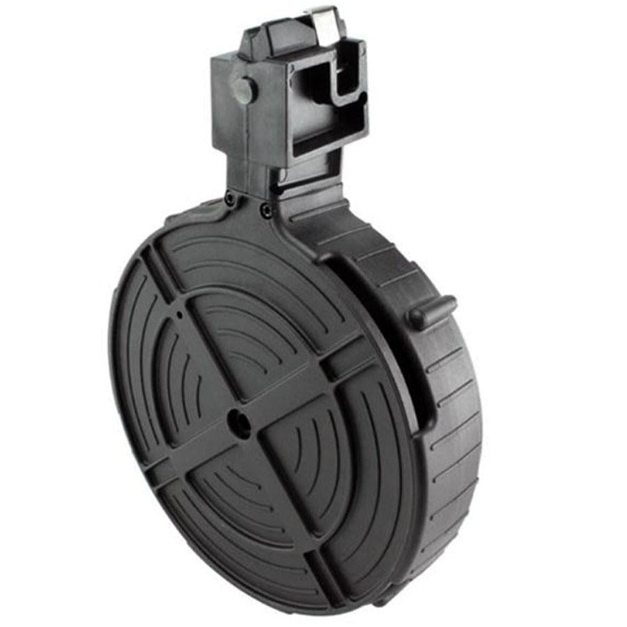 ATI German Sports Rotary Drum Rifle Magazine for Ruger 10/22 .22 LR 110-Round Black Polymer