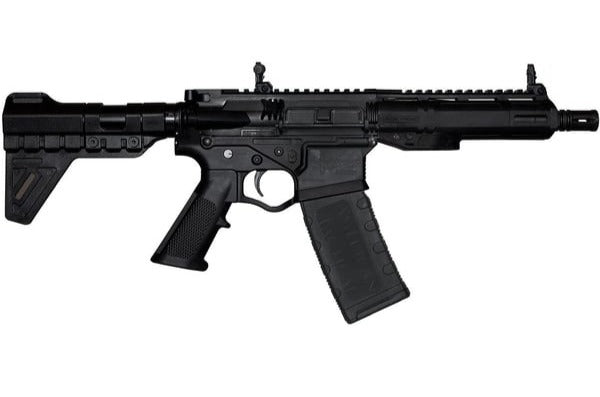 ATI ATIGAX3007ML Alpha Maxx 300 Blackout 30+1 8.50" Picatinny Rail Receiver, Black Polymer Brace