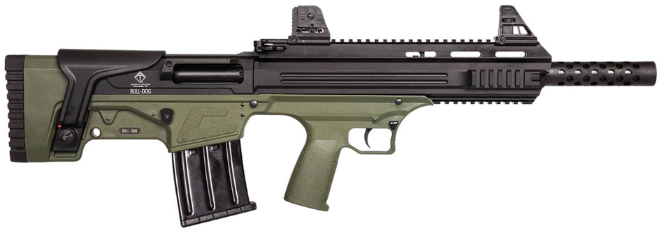 ATI ATIG410BDG Bulldog 410 Gauge Semi-Auto 3" 5+1 16" Green Aluminum Receiver/Fixed Synthetic Stock