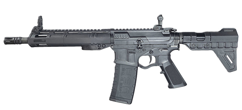 ATI ATIGAX3009ML105 Alpha Maxx 300 Blackout 30+1 10.50" Black Threaded Barrel, Black Polymer Receiver w/Picatinny Rail, M-LOK Handguard, Black Polymer Blade, A2 Grip