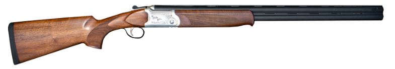 ATI GKOF28SV Cavalry SX 28 Gauge 3" 2rd 26" Blued O/U Barrel, Silver Engraved Rec, Oiled Turkish Walnut Stock, 5 Chokes
