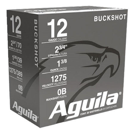 Aguila Field High Velocity 12 Gauge 2.75 in / 2.75 in 0 Buck 1 oz