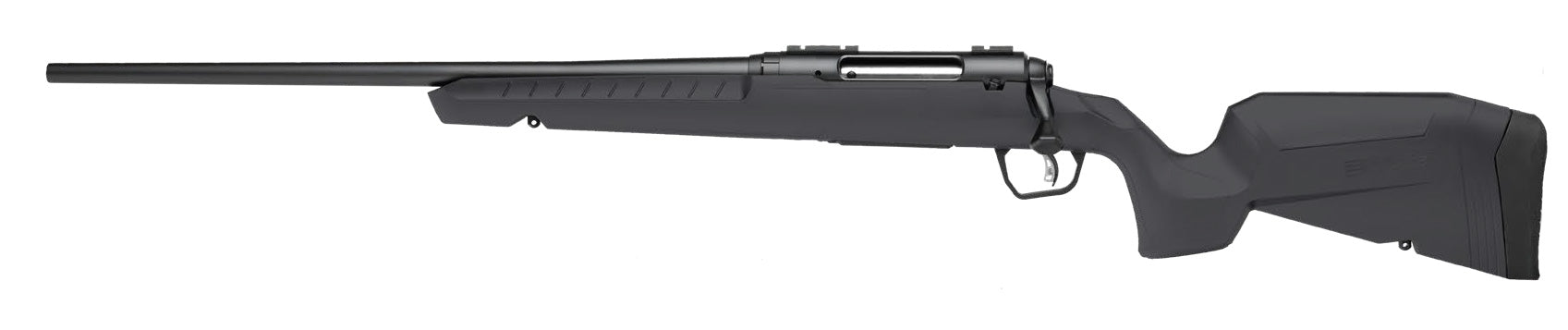 Savage Arms 32102 Axis 2 25-06 Rem 4+1 22" Matte Black Sporter Barrel, Matte Black Drilled & Tapped Steel Receiver, Fixed Matte Gray Synthetic Stock, Left Hand