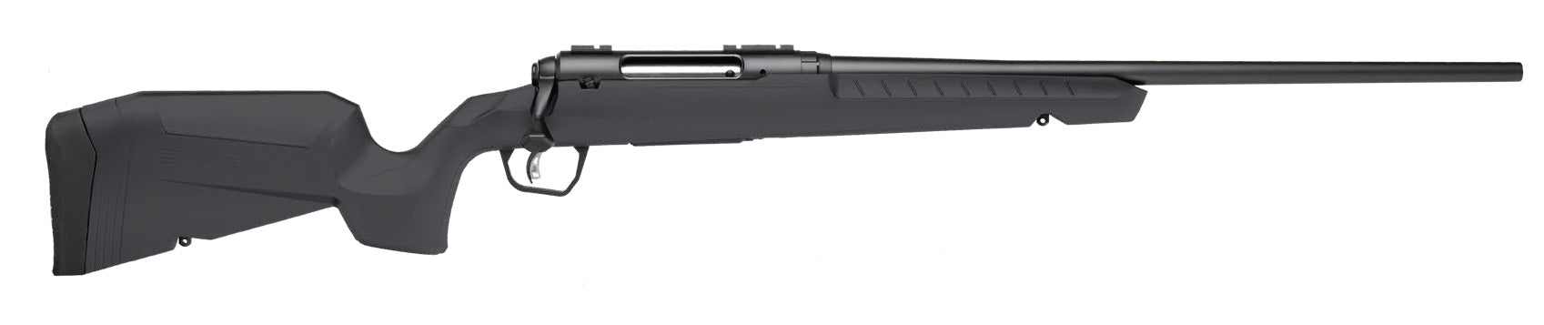 Savage Arms 32063 Axis 2 7mm-08 Rem 4+1 22" Matte Black Sporter Barrel, Matte Black Drilled & Tapped Steel Receiver, Fixed Matte Gray Synthetic Stock, Right Hand