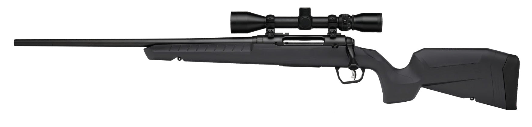 Savage Arms 32207 Axis 2 XP Combo Full Size 6.5 Creedmoor 4+1 22" Black Sporter Barrel, Black Carbon Steel Receiver Drilled & Tapped, Gray Fixed Synthetic Stock, Weaver 3-9x40mm Scope, Left Hand