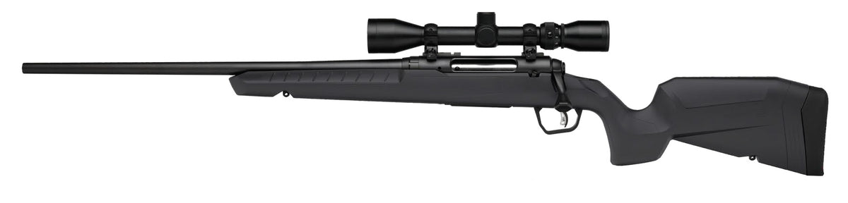 Savage Arms 32206 Axis 2 XP Combo Full Size 243 Win 4+1 22" Black Sporter Barrel, Black Carbon Steel Receiver Drilled & Tapped, Gray Fixed Synthetic Stock, Weaver 3-9x40mm Scope, Left Hand