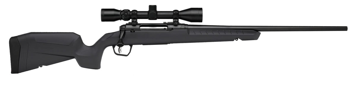 Savage Arms 32179 Axis 2 XP Combo Full Size 25-06 Rem 4+1 22" Black Sporter Barrel, Black Carbon Steel Receiver Drilled & Tapped, Gray Fixed Synthetic Stock, Weaver 3-9x40mm Scope, Right Hand