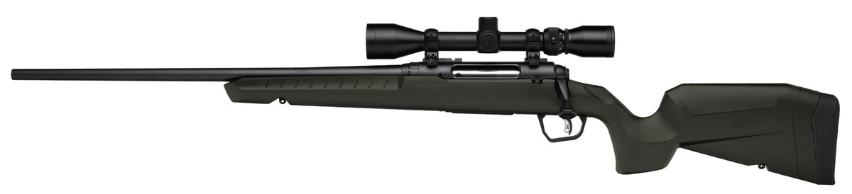 Savage Arms 32182 Axis 2 XP Combo Full Size 223 Rem 4+1 22" Black Sporter Barrel, Black Carbon Steel Receiver Drilled & Tapped, OD Green Fixed Synthetic Stock, Weaver 3-9x40mm Scope, Left Hand