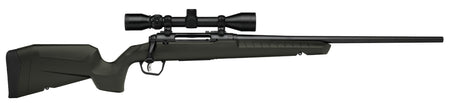 Savage Arms 32152 Axis 2 XP Combo Full Size 6.5 Creedmoor 4+1 22" Black Sporter Barrel, Black Carbon Steel Receiver Drilled & Tapped, OD Green Fixed Synthetic Stock, Weaver 3-9x40mm Scope, Right Hand