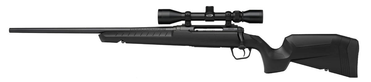 Savage Arms 32019 Axis XP Combo 400 Legend 4+1 20" Matte Black Button Rifled Barrel, Matte Black Drilled & Tapped Carbon Steel Receiver, Fixed Sporter Black Synthetic Stock, Weaver 3-9x40mm, Left Hand