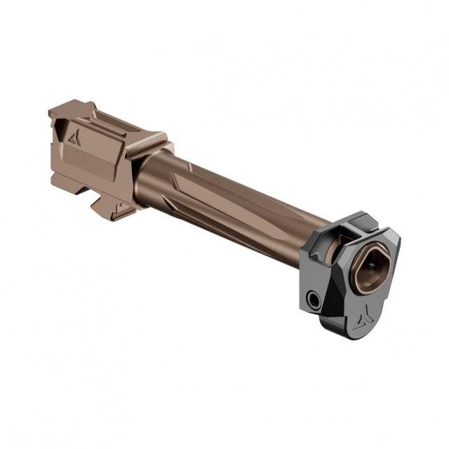Radian Weapons R0860 Ramjet & Afterburner Combo 9mm Luger for Glock 43X, Bronze Stainless Steel