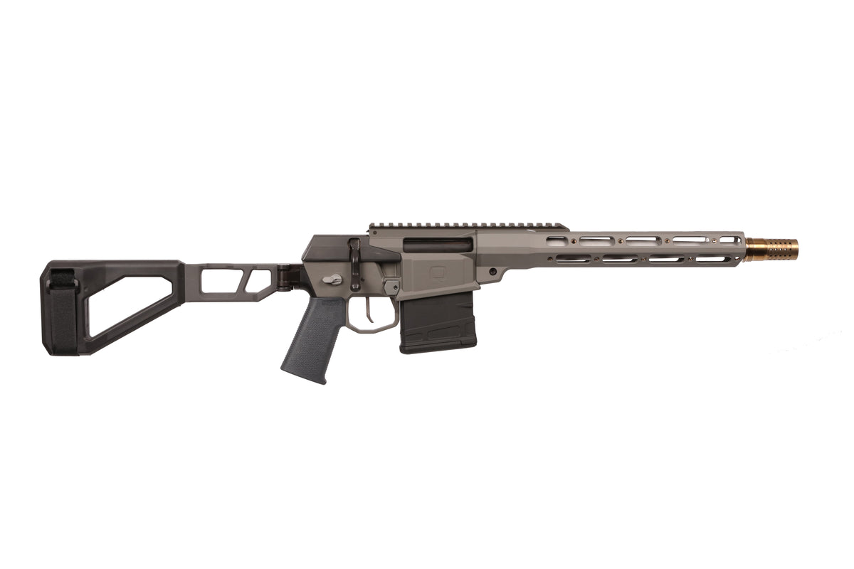 Q LLC FIX8612INPISTOL The Fix 8.6 Blackout 30+1 12" Stainless Threaded Barrel Q-Sert Free-Float Handguards, Picatinny Rail Receiver, Black SBA3 Brace Black, Polymer Grips