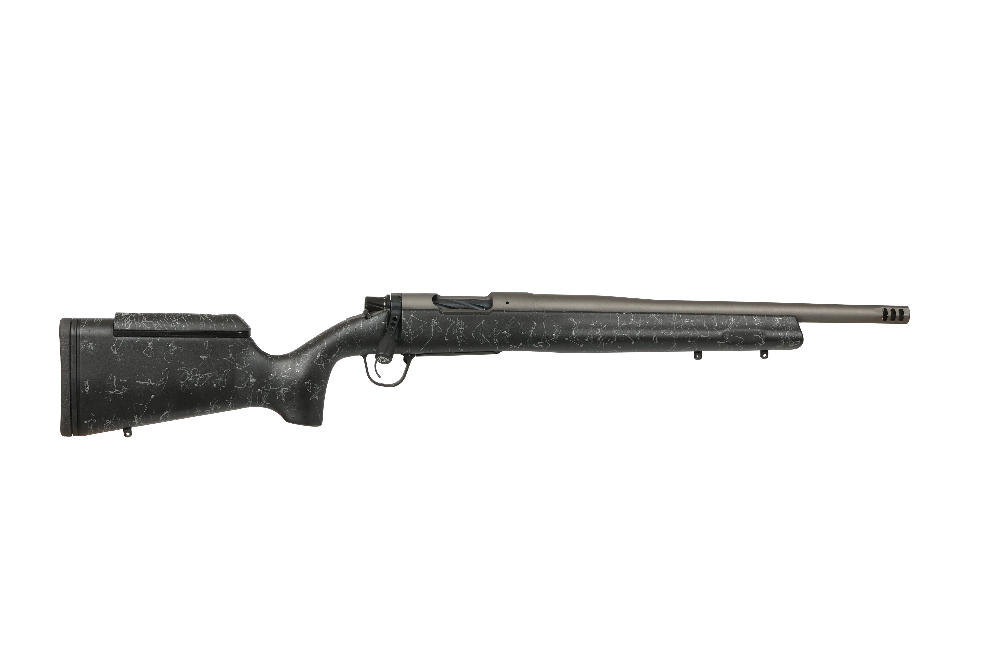 Christensen Arms 8010200201 Mesa Long Range 308 Win 4+1 16.25" Tungsten Gray Cerakote Threaded Barrel & Steel Drilled & Tapped Receiver, Black w/Gray Webbing Adj Cheek Riser Polymer Stock