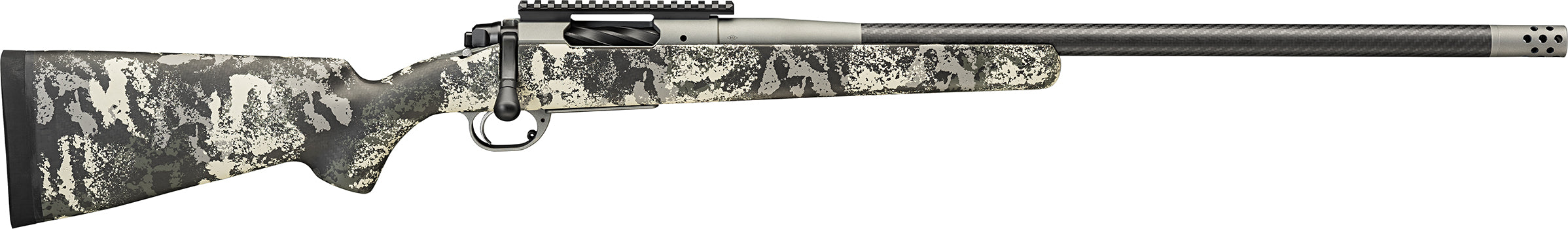 Springfield Armory BAB9247PRCCFY 2020 Boundary 7mm PRC 24" Rogue Camo Fluted Barrel Tactical Gray Cerakote Model 2020 Stainless Steel Receiver Carbon Fiber w/ M-LOK