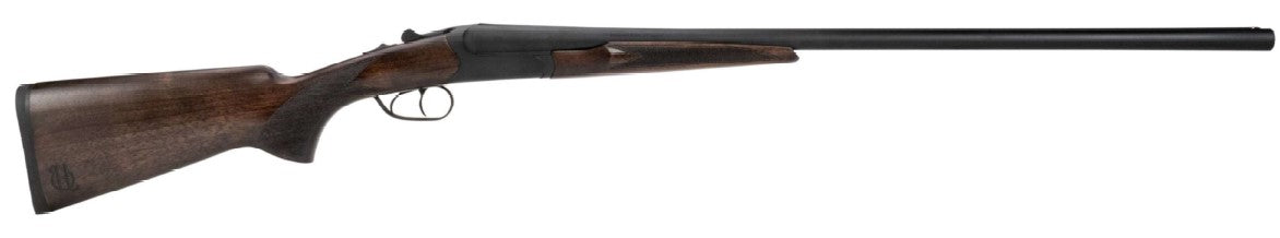 Heritage Mfg BL2028BK Badlander Full Size 20 Gauge Break Open 3" 2rd 28" Black Chrome Side By Side Barrel, Black Chrome Receiver, Fixed Turkish Walnut Stock