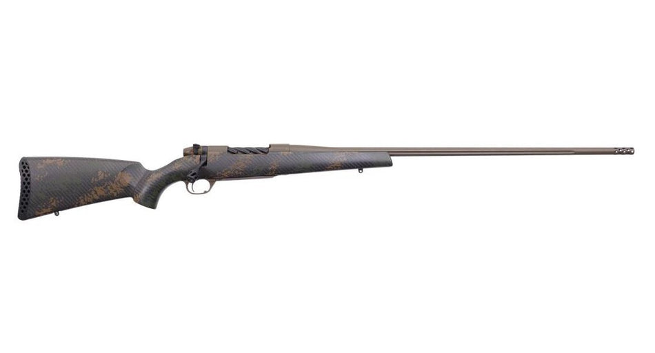 Weatherby MBC20N240WR6B Mark V Backcountry 2.0 240 Wthby Mag 5+1 26" Patriot Brown Cerakote Fluted Barrel/Peak 44 Blacktooth Carbon Fiber w/ Dark Green/Brown Sponge Stock