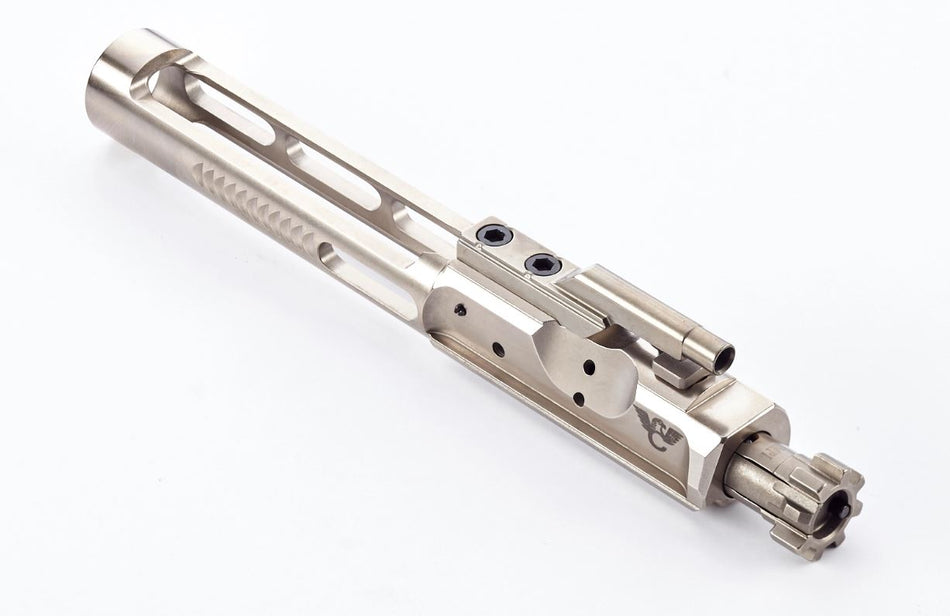 AR-15 5.56 Low Mass Bolt Carrier Assembly Polished Nickel
