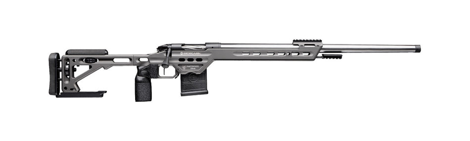 Bergara Rifles BPR256GT Premier Competition 6 GT 10+1 26" Polished Clear Cerakote #4 Tapered Steel Threaded Barrel, Polished Clear Cerakote Steel Receiver, Tungsten MPA BA Chassis