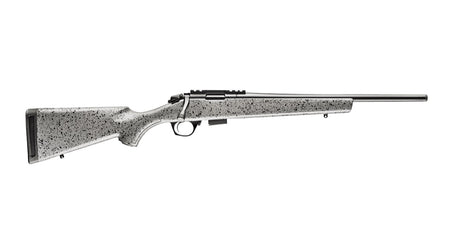 Bergara Rifles BMR005 BMR Full Size 17 HMR 5+1/10+1 20" Matte Blued Steel Threaded Barrel & Drilled & Tapped Steel Receiver, Fixed Gray/Black Speckled Synthetic Stock