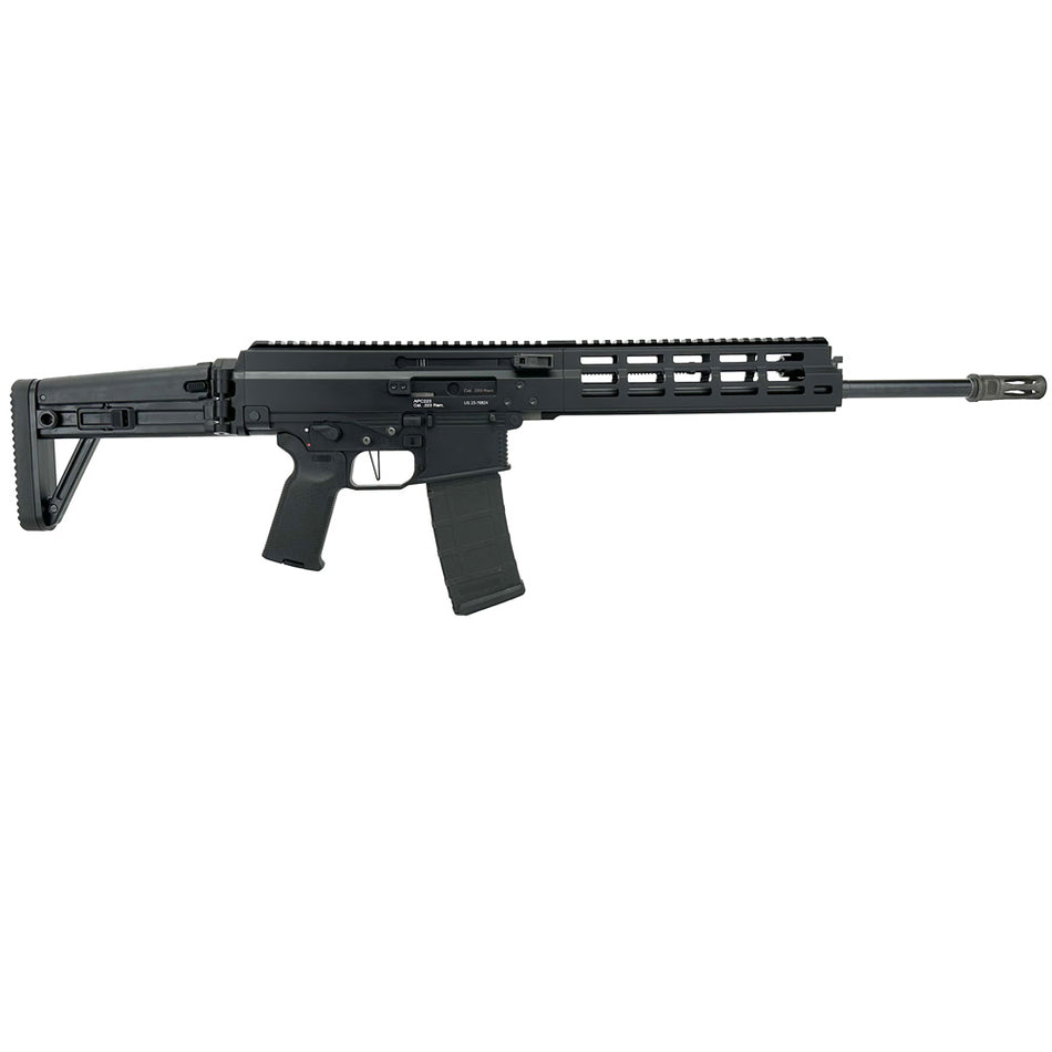 B&T Firearms 361659 APC Pro 5.56x45mm NATO 30+1 16.50" Black Threaded Barrel, Black Picatinny Rail Aluminum Receiver, M-LOK Handguard, No Stock, Black Polymer Grip, Ambidextrous