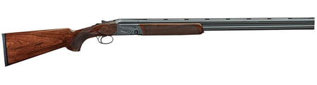 Rizzini USA 1103-2828 BR110 Limited 28 Gauge 28" Nickel Chrome Steel Receiver Engraved Grade 2.5 Turkish Walnut Wood Stock