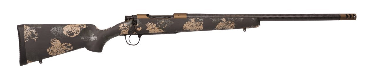Christensen Arms 8010619300 Ridgeline FFT 280 Ackley Improved 3+1 22" Carbon Fiber/Threaded Barrel, Burnt Bronze Cerakote, Green with Black/Tan Accents Stock