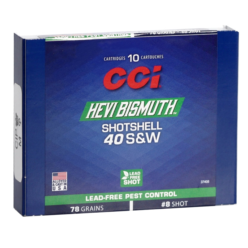 CCI #8 .40 S&W 78 gr Shot Shell ammo